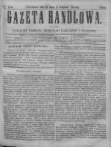 Gazeta Handlowa. Pismo poświęcone handlowi, przemysłowi fabrycznemu i rolniczemu, 1868, Nr 170