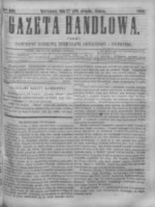 Gazeta Handlowa. Pismo poświęcone handlowi, przemysłowi fabrycznemu i rolniczemu, 1868, Nr 190