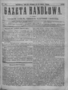 Gazeta Handlowa. Pismo poświęcone handlowi, przemysłowi fabrycznemu i rolniczemu, 1868, Nr 197