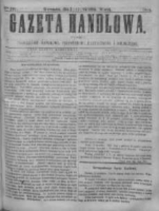 Gazeta Handlowa. Pismo poświęcone handlowi, przemysłowi fabrycznemu i rolniczemu, 1868, Nr 201
