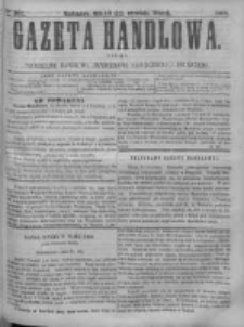 Gazeta Handlowa. Pismo poświęcone handlowi, przemysłowi fabrycznemu i rolniczemu, 1868, Nr 207