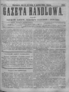 Gazeta Handlowa. Pismo poświęcone handlowi, przemysłowi fabrycznemu i rolniczemu, 1868, Nr 217