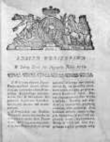 Gazeta Warszawska 1784, Nr 3