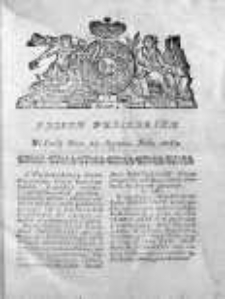 Gazeta Warszawska 1784, Nr 4