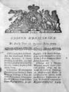 Gazeta Warszawska 1784, Nr 8