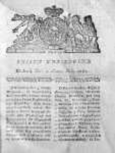 Gazeta Warszawska 1784, Nr 10