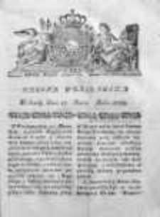 Gazeta Warszawska 1784, Nr 22