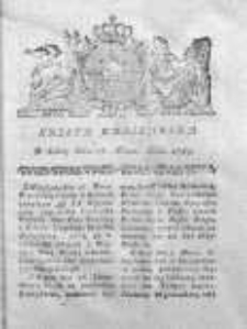 Gazeta Warszawska 1784, Nr 25