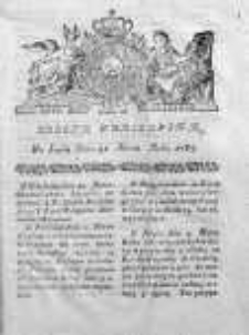 Gazeta Warszawska 1784, Nr 26