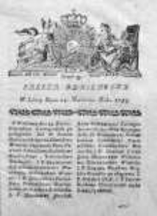 Gazeta Warszawska 1784, Nr 33