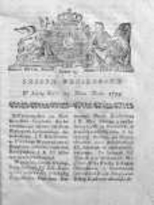 Gazeta Warszawska 1784, Nr 39