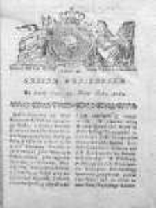 Gazeta Warszawska 1784, Nr 40