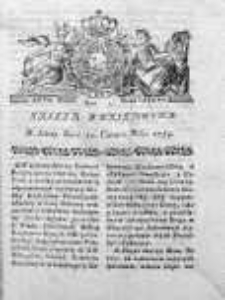 Gazeta Warszawska 1784, Nr 49
