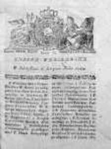 Gazeta Warszawska 1784, Nr 63