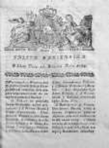 Gazeta Warszawska 1784, Nr 73
