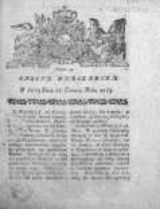 Gazeta Warszawska 1785, Nr 49