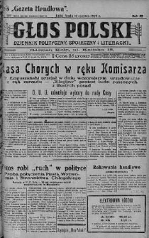 Głos Polski : dziennik polityczny, społeczny i literacki 12 czerwiec 1929 nr 159