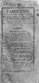 Pamiętnik Polityczny i Historyczny, 1785, m-c V