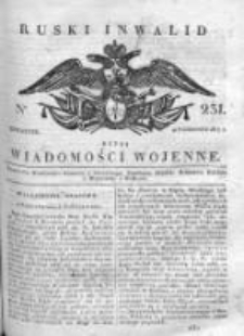 Ruski inwalid czyli wiadomości wojenne 1817, Nr 231