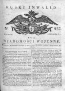 Ruski inwalid czyli wiadomości wojenne 1817, Nr 237