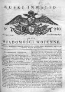 Ruski inwalid czyli wiadomości wojenne 1817, Nr 240