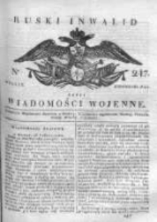 Ruski inwalid czyli wiadomości wojenne 1817, Nr 247