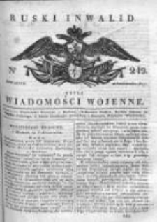 Ruski inwalid czyli wiadomości wojenne 1817, Nr 249