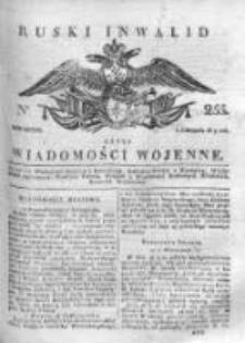 Ruski inwalid czyli wiadomości wojenne 1817, Nr 255