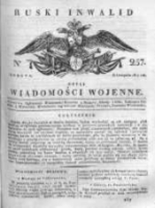 Ruski inwalid czyli wiadomości wojenne 1817, Nr 257