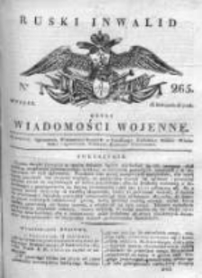 Ruski inwalid czyli wiadomości wojenne 1817, Nr 265