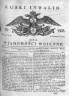 Ruski inwalid czyli wiadomości wojenne 1817, Nr 268