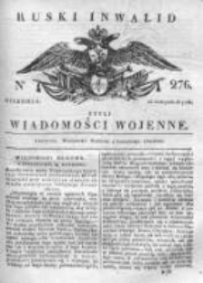 Ruski inwalid czyli wiadomości wojenne 1817, Nr 276
