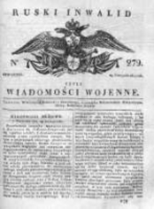Ruski inwalid czyli wiadomości wojenne 1817, Nr 279