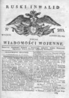 Ruski inwalid czyli wiadomości wojenne 1817, Nr 289