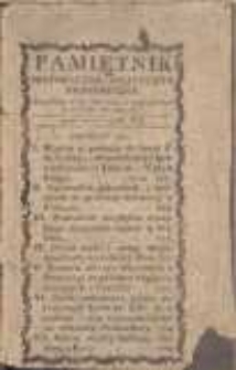 Pamiętnik Polityczny i Historyczny, 1791, m-c VIII
