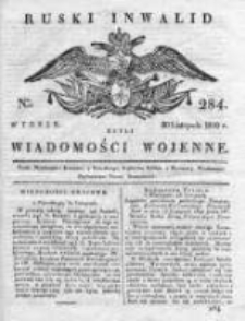 Ruski inwalid czyli wiadomości wojenne 1820, Nr 284