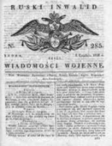 Ruski inwalid czyli wiadomości wojenne 1820, Nr 285