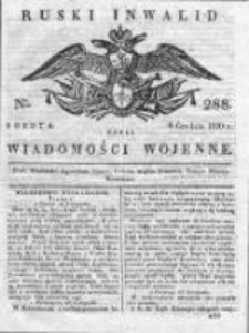 Ruski inwalid czyli wiadomości wojenne 1820, Nr 288