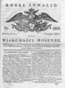 Ruski inwalid czyli wiadomości wojenne 1820, Nr 289