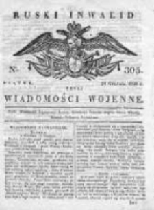 Ruski inwalid czyli wiadomości wojenne 1820, Nr 305