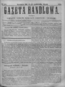 Gazeta Handlowa. Pismo poświęcone handlowi, przemysłowi fabrycznemu i rolniczemu, 1868, Nr 237