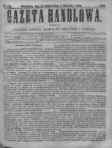 Gazeta Handlowa. Pismo poświęcone handlowi, przemysłowi fabrycznemu i rolniczemu, 1868, Nr 244