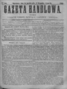 Gazeta Handlowa. Pismo poświęcone handlowi, przemysłowi fabrycznemu i rolniczemu, 1868, Nr 245