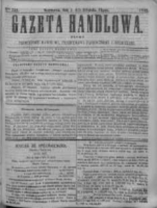 Gazeta Handlowa. Pismo poświęcone handlowi, przemysłowi fabrycznemu i rolniczemu, 1868, Nr 252