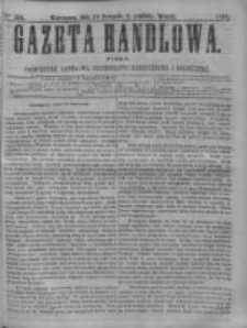 Gazeta Handlowa. Pismo poświęcone handlowi, przemysłowi fabrycznemu i rolniczemu, 1868, Nr 266
