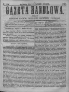 Gazeta Handlowa. Pismo poświęcone handlowi, przemysłowi fabrycznemu i rolniczemu, 1868, Nr 279