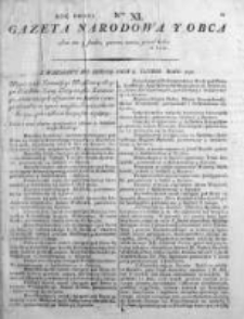 Gazeta Narodowa i Obca 1792, Nr 11