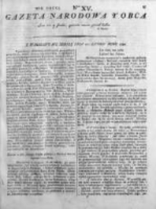 Gazeta Narodowa i Obca 1792, Nr 15