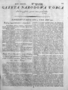 Gazeta Narodowa i Obca 1792, Nr 18