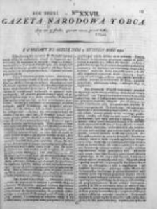 Gazeta Narodowa i Obca 1792, Nr 27